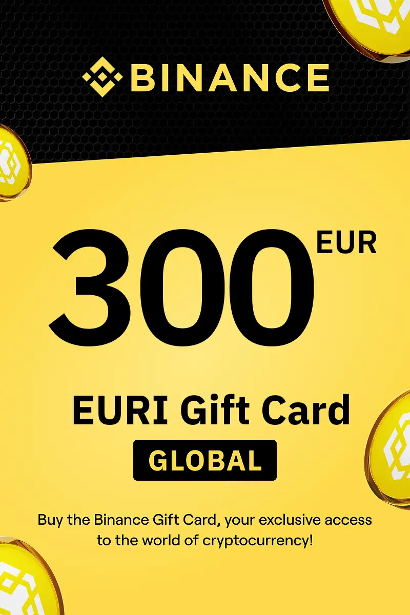 Binance (EURI) 300 EUR Gift Card (Global) - Digital Key