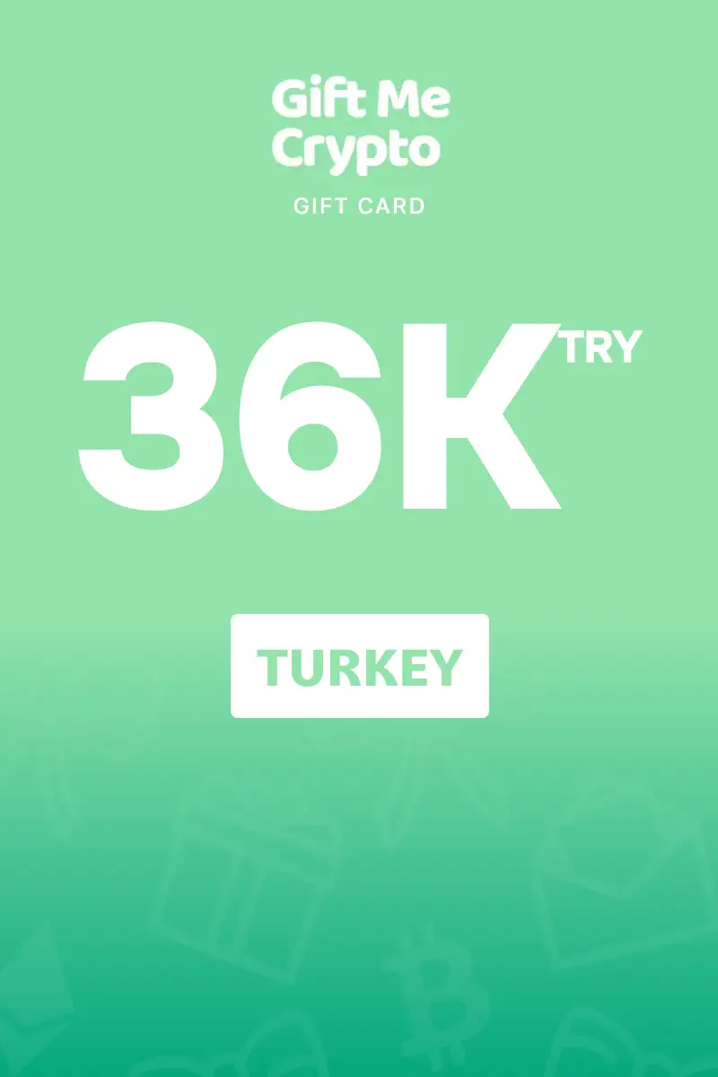Gift Me Crypto 36000 TRY Gift Card (Turkey) - Digital Key