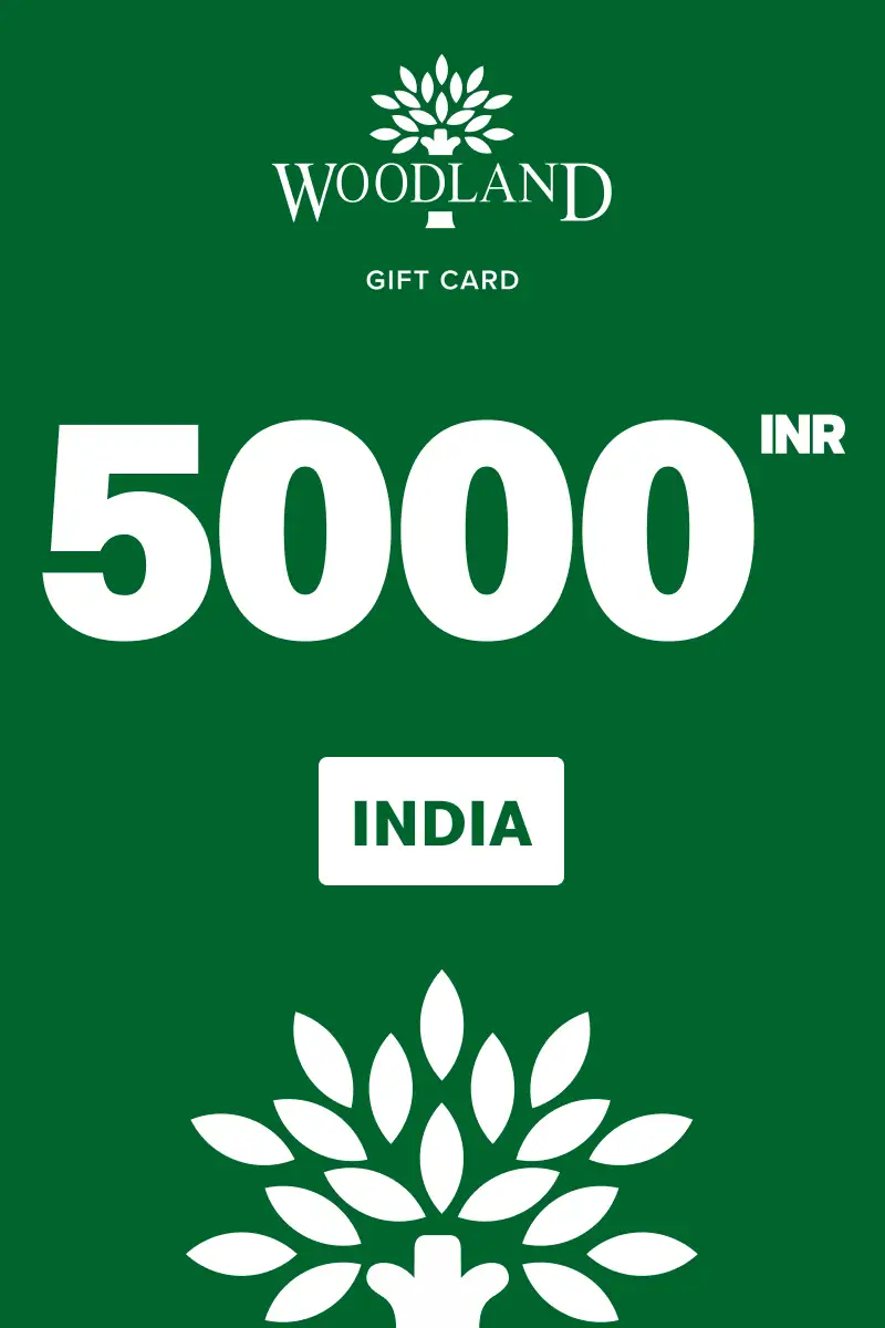 Woodland 5000 INR Gift Card (India) - Digital Key