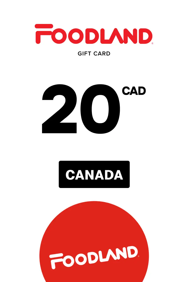 Foodland 20 CAD Gift Card (Canada) - Digital Key