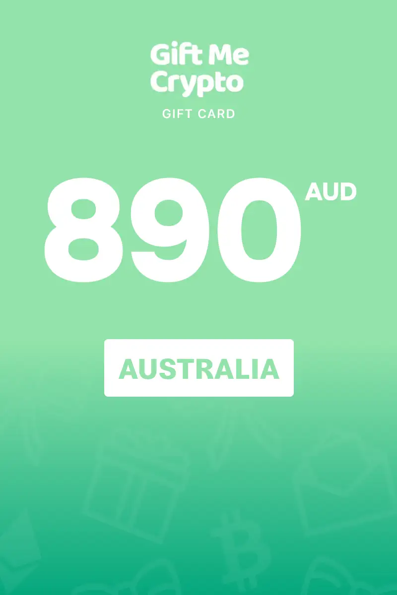 Gift Me Crypto 890 AUD Gift Card (Australia) - Digital Key