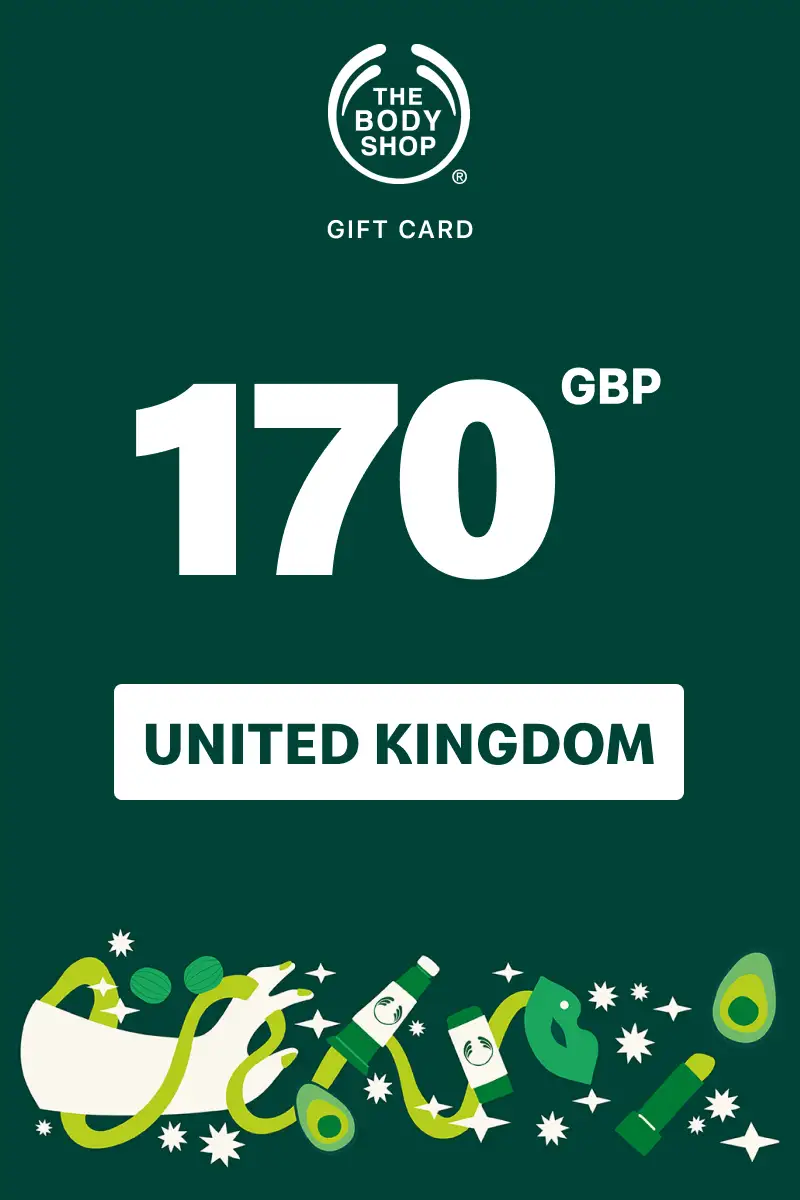 The Body Shop 170 GBP Gift Card (United Kingdom) - Digital Key