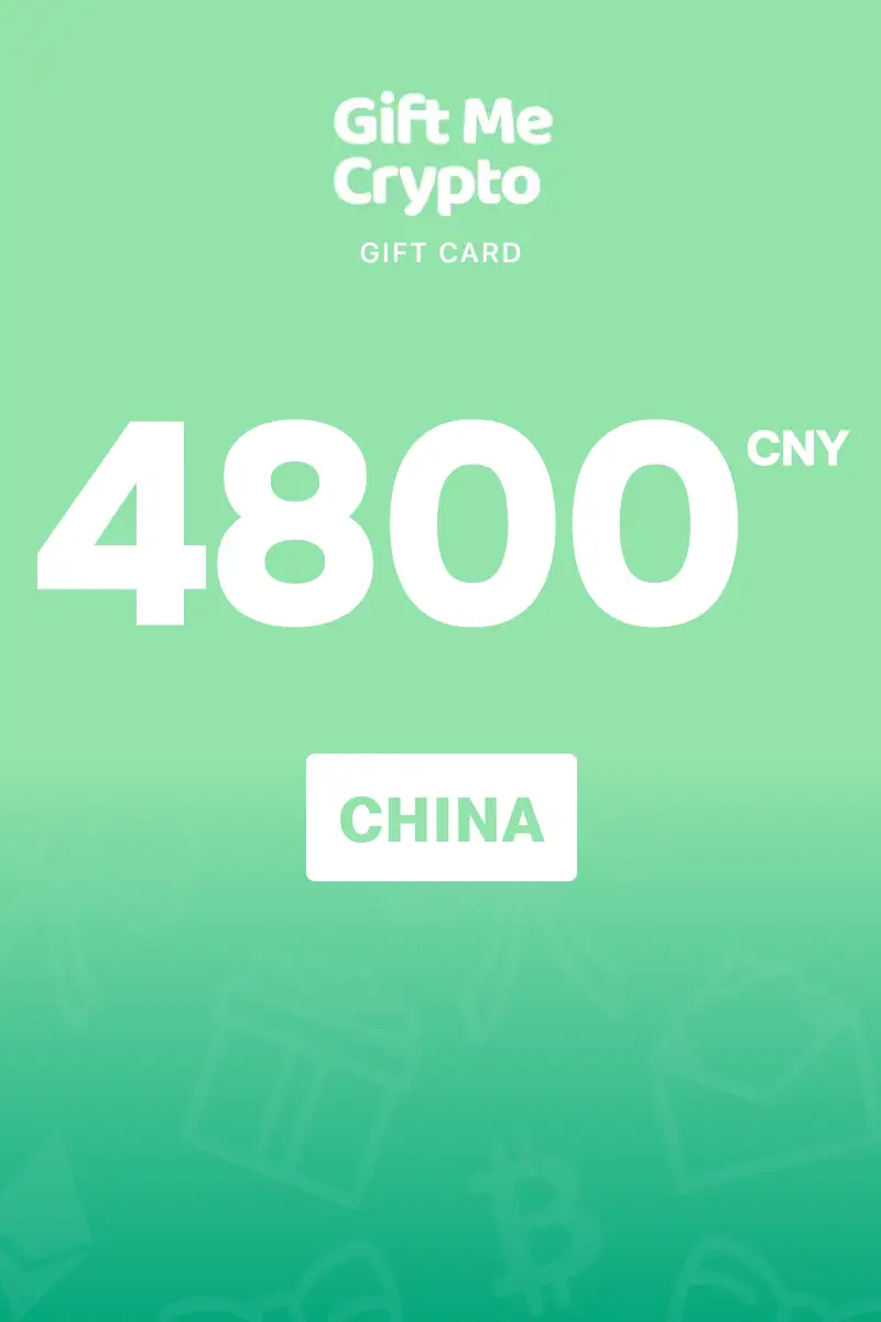 Gift Me Crypto 4800 CNY Gift Card (China) - Digital Key