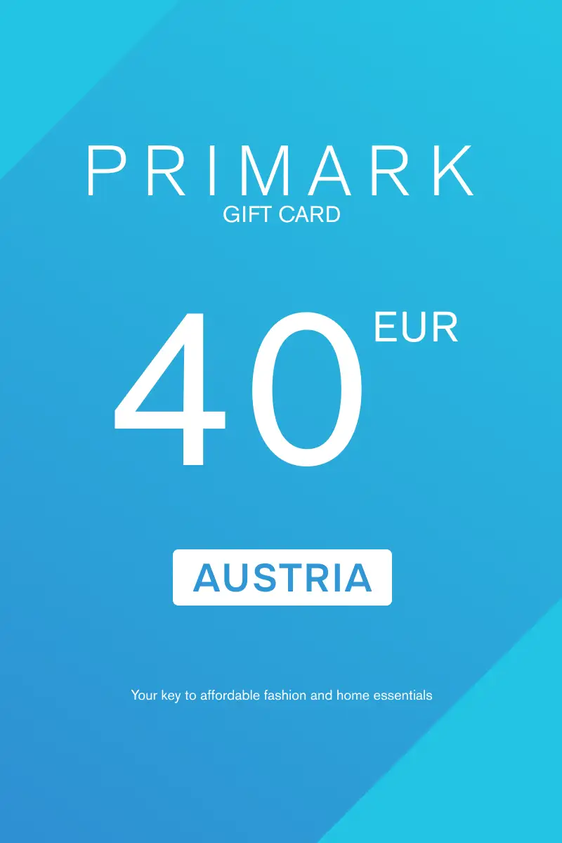 Primark 40 EUR Gift Card (Austria) - Digital Key