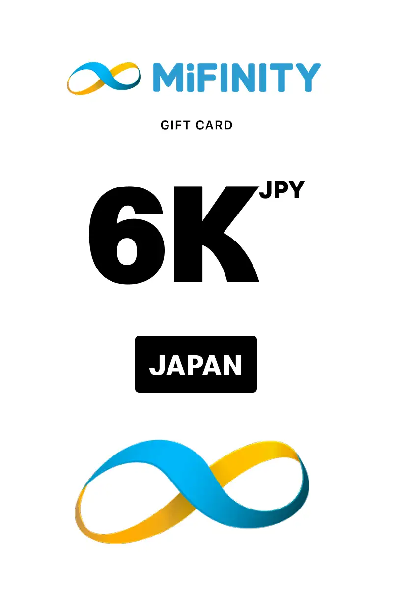 MiFinity 6000 JPY Gift Card (Japan) - Digital Key