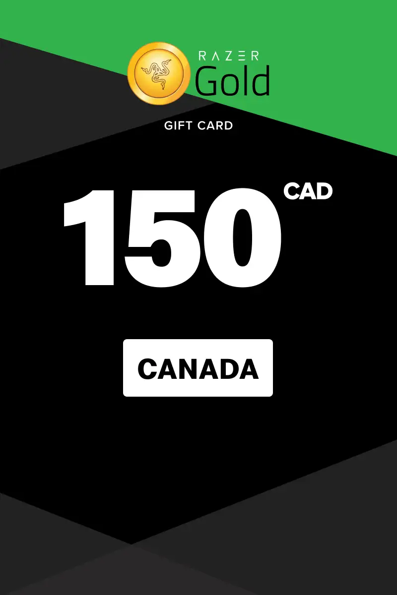 Razer Gold 150 CAD Gift Card (Canada) - Digital Key