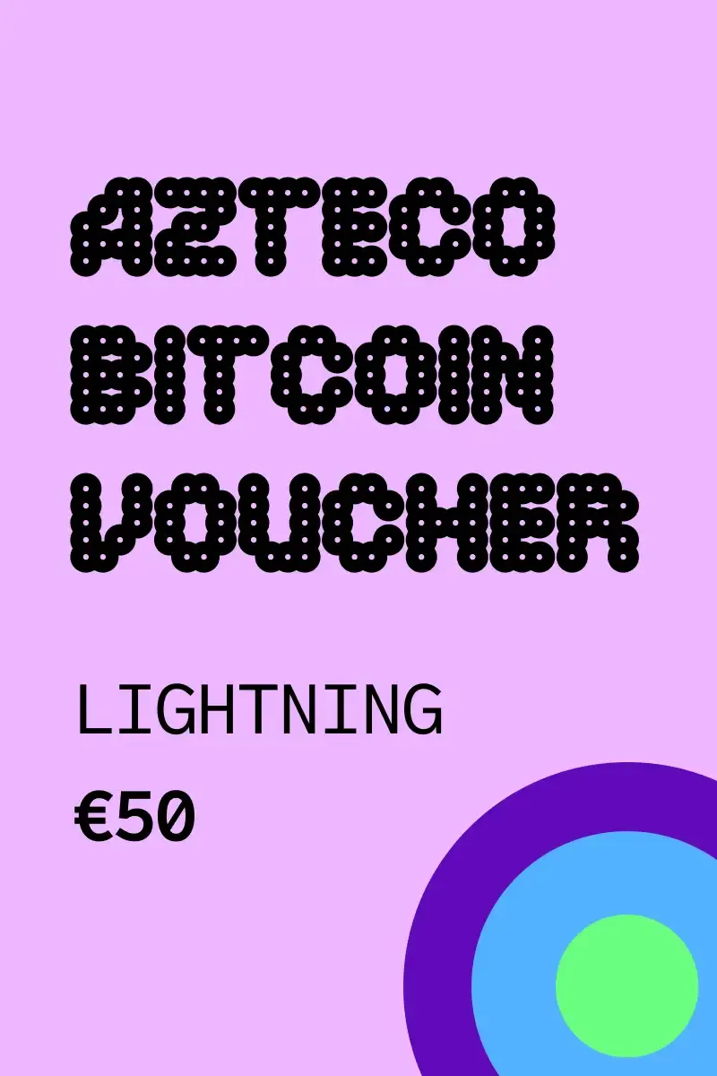 Buy Azteco Bitcoin Lightning Voucher 50 EUR Gift Card (Global) - Digital Key