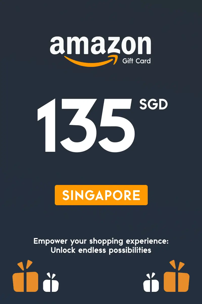 Amazon 135 SGD Gift Card (Singapore) - Digital Key