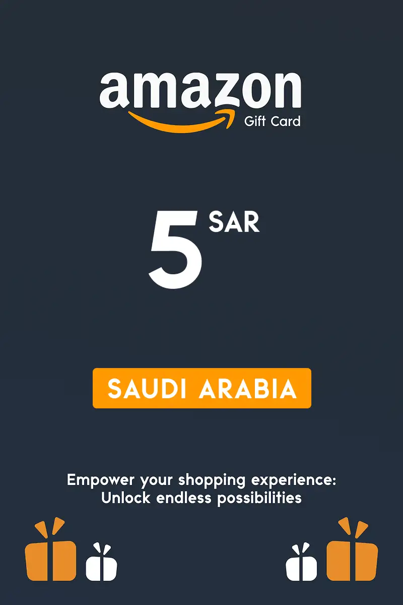 Amazon 5 SAR Gift Card (Saudi Arabia) - Digital Key