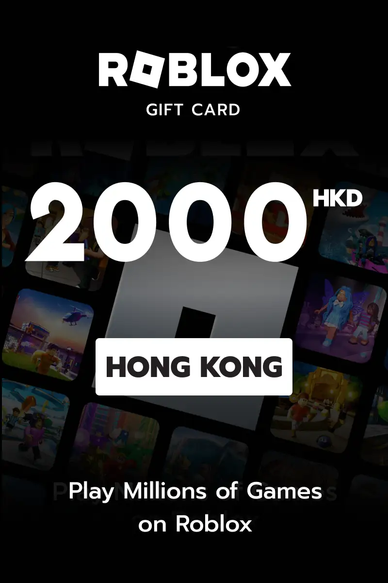 Roblox 2000 HKD Gift Card (Hong Kong) - Digital Key