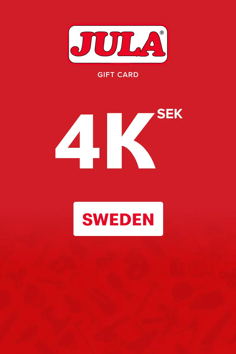 Jula 4000 SEK Gift Card (Sweden) - Digital Key
