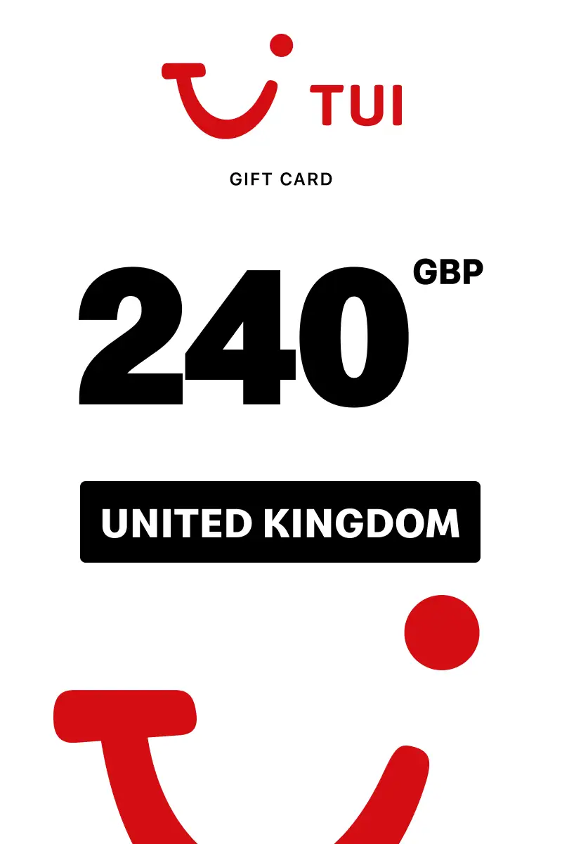 TUI Travel 240 GBP Gift Card (United Kingdom) - Digital Key