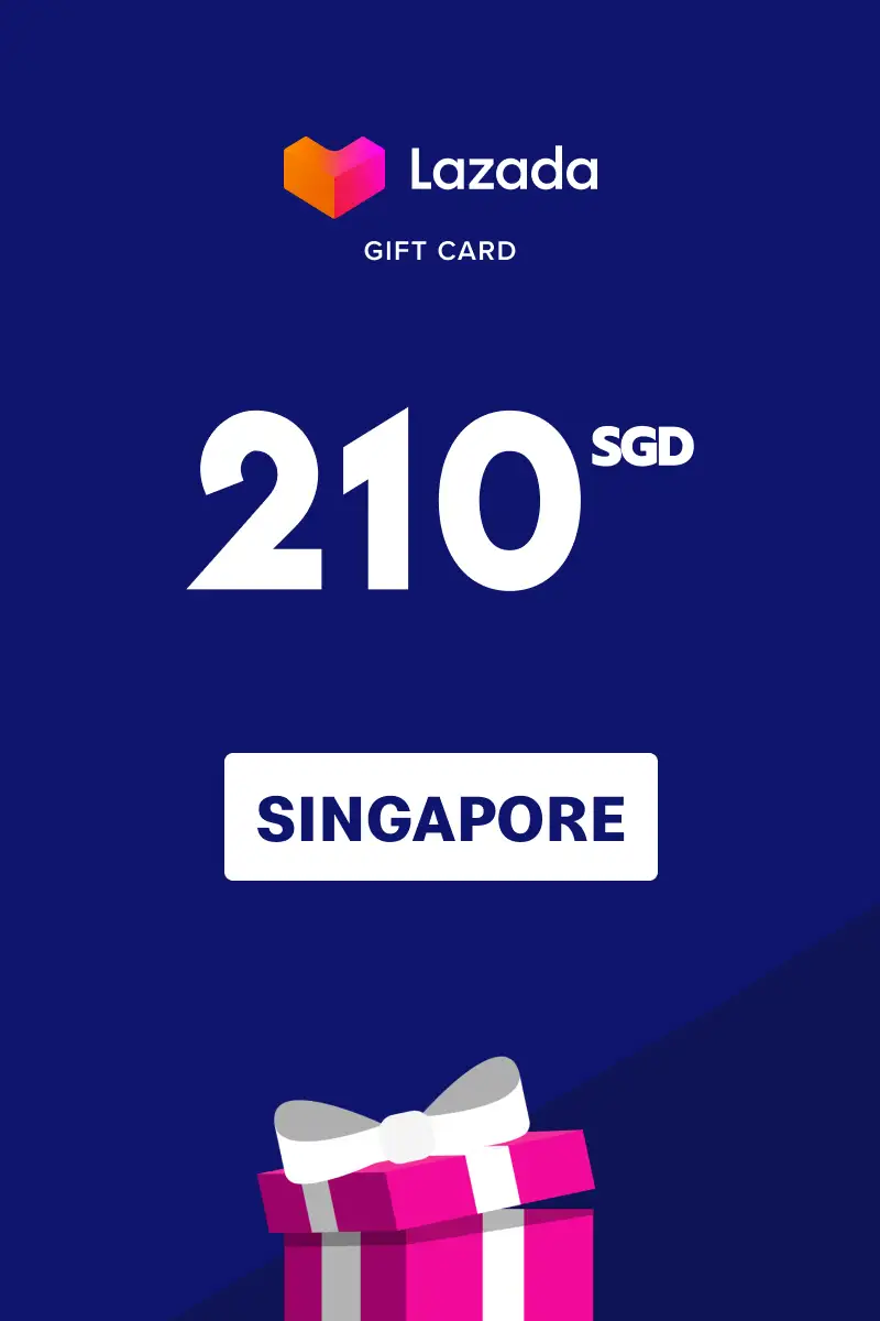 Lazada 210 SGD Gift Card (Singapore) - Digital Key