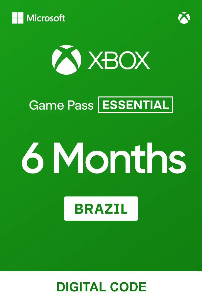 Xbox Game Pass Core (Essential) 6 Months (Brazil) - Xbox Live - Digital Key