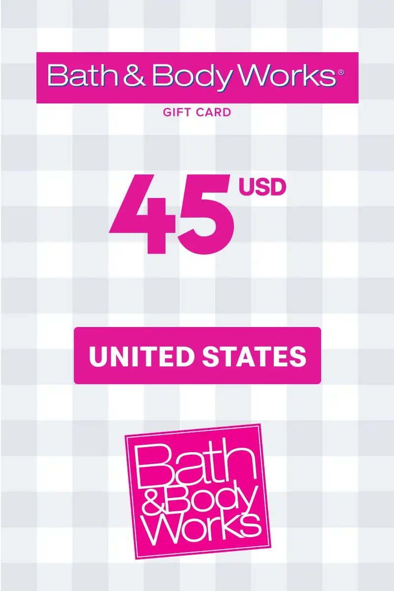 Bath and Body Works 45 USD Gift Card (United States) - Digital Key