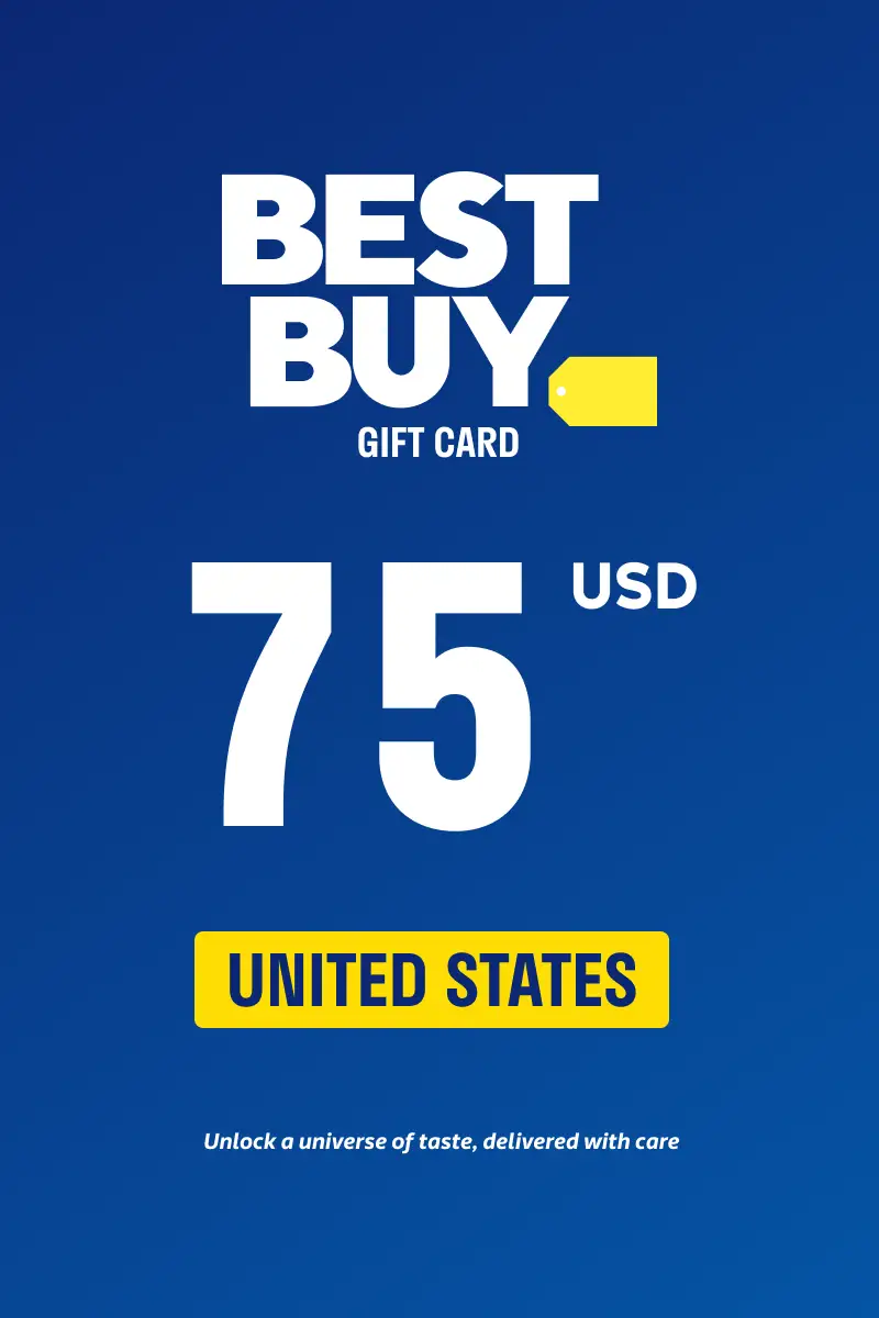 Best Buy 75 USD Gift Card (United States) - Digital Key