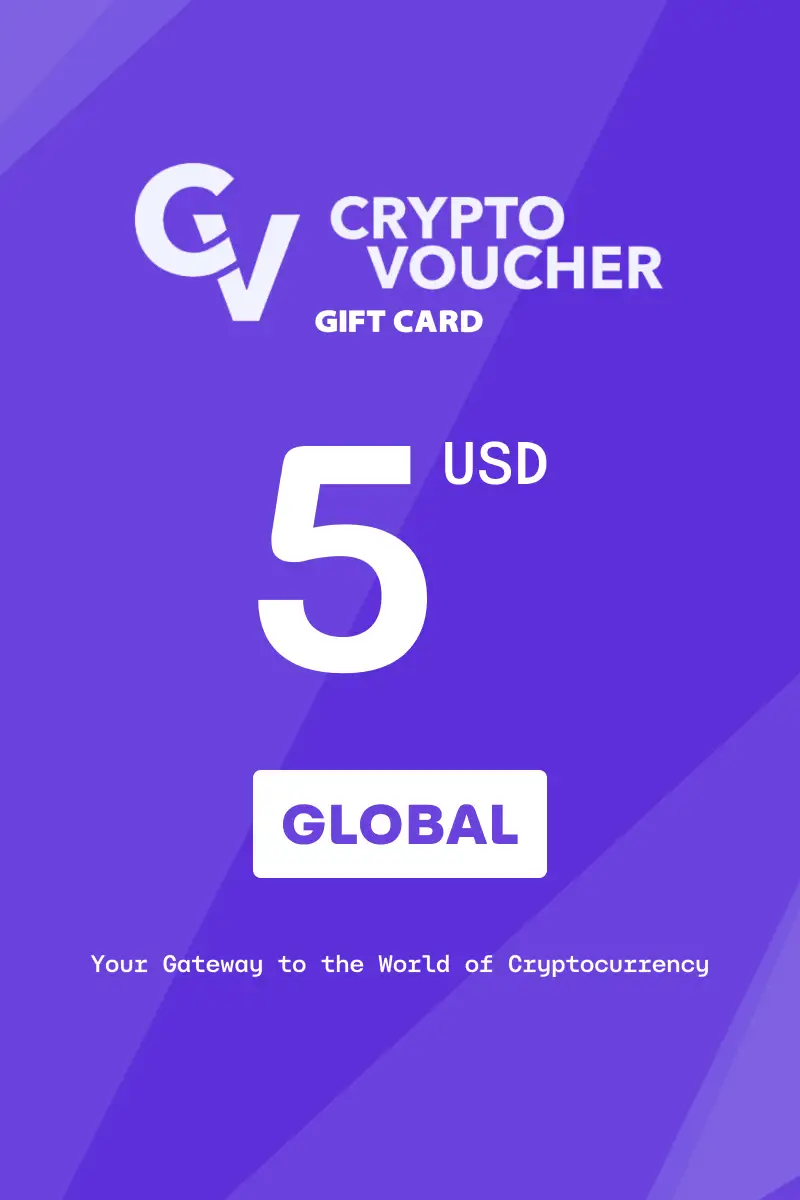 Crypto Voucher 5 USD Gift Card (Global) - Digital Key