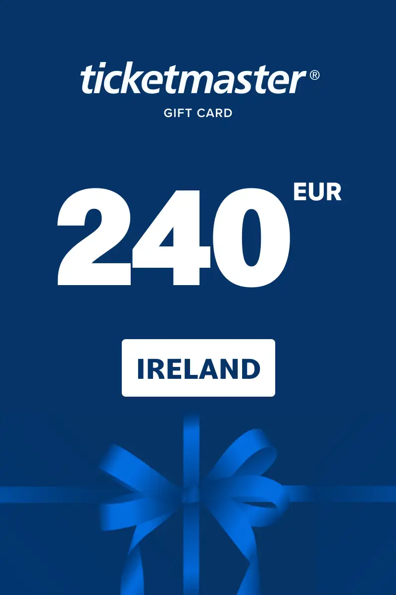 Ticketmaster 240 EUR Gift Card (Ireland) - Digital Key