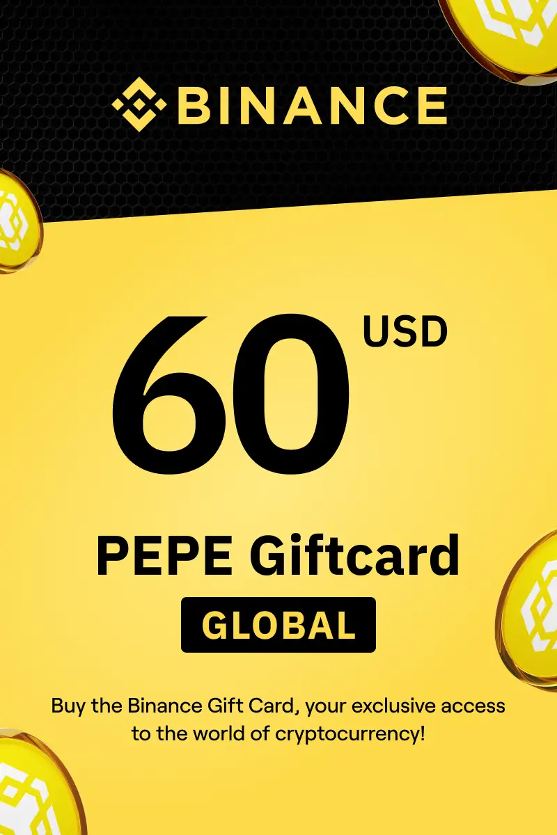 Binance (PEPE) 60 USD Gift Card (Global) - Digital Key