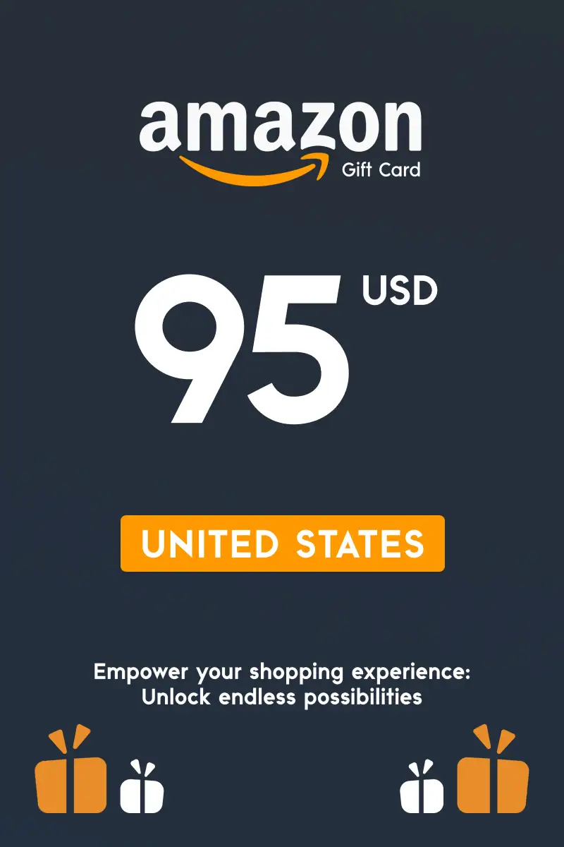 Amazon 95 USD Gift Card (United States) - Digital Key