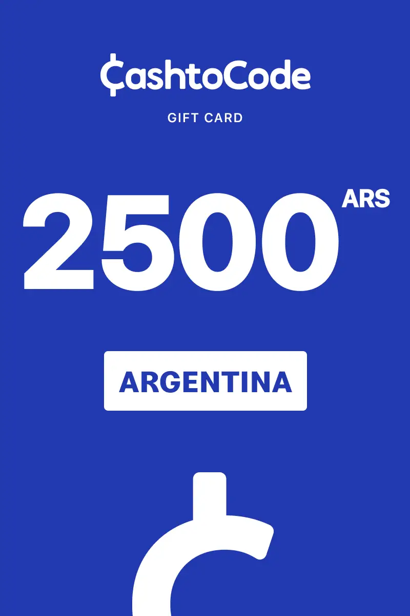 CashtoCode 2500 ARS Gift Card (Argentina) - Digital Key