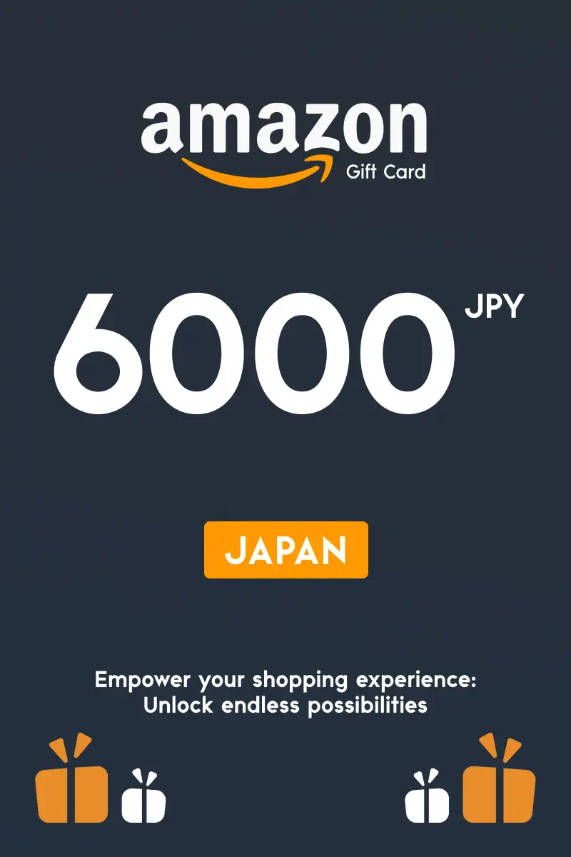 Amazon 6000 JPY Gift Card (Japan) - Digital Key