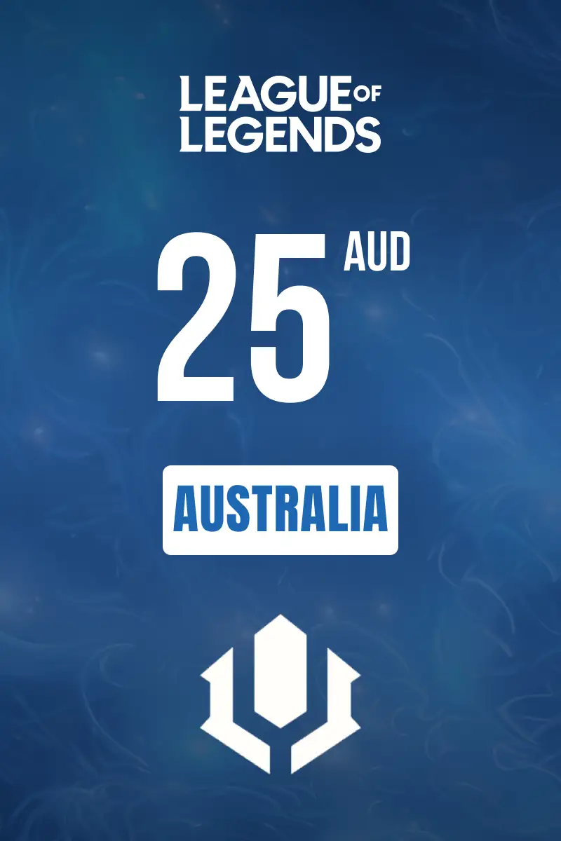 League of Legends 25 AUD Gift Card (Australia) - Digital Key