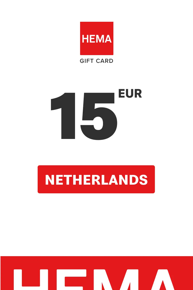 HEMA 15 EUR Gift Card (Netherlands) - Digital Key