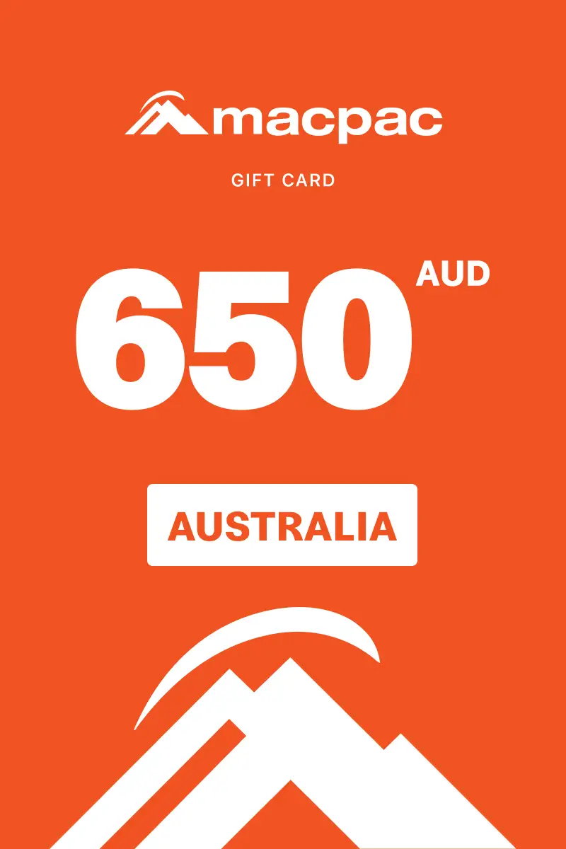 Macpac 650 AUD Gift Card (Australia) - Digital Key