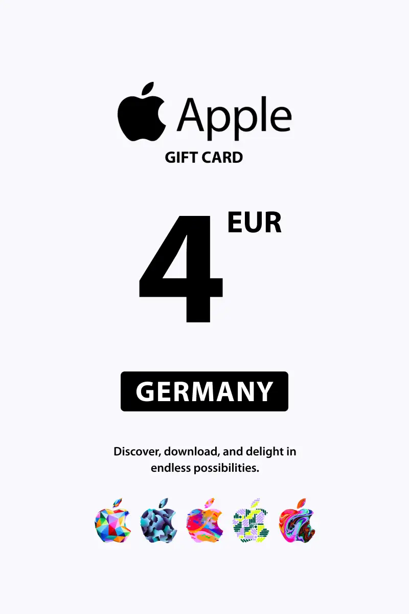Apple 4 EUR Gift Card (Germany) - Digital Key