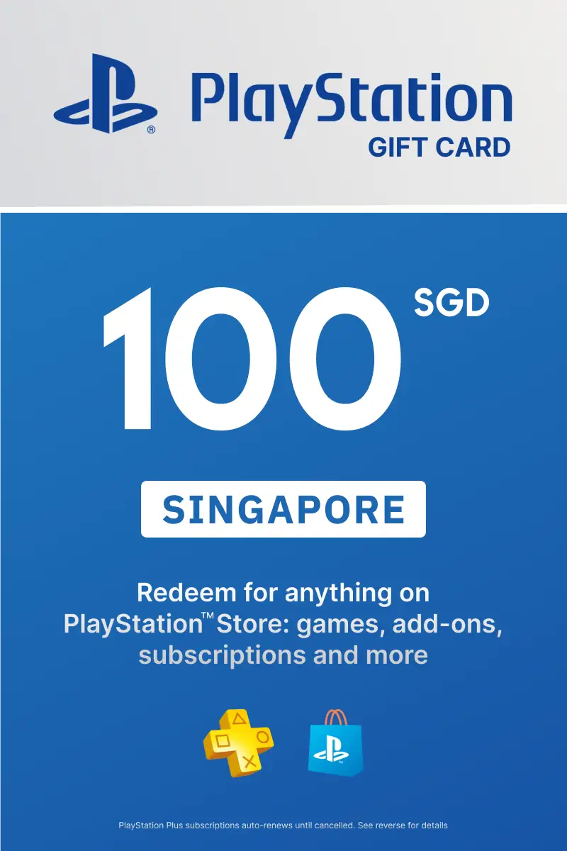 PlayStation Store 100 SGD Gift Card (Singapore) - Digital Key