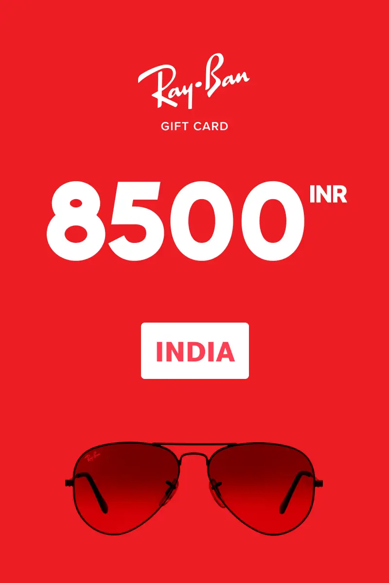 Ray-Ban 8500 INR Gift Card (India) - Digital Key