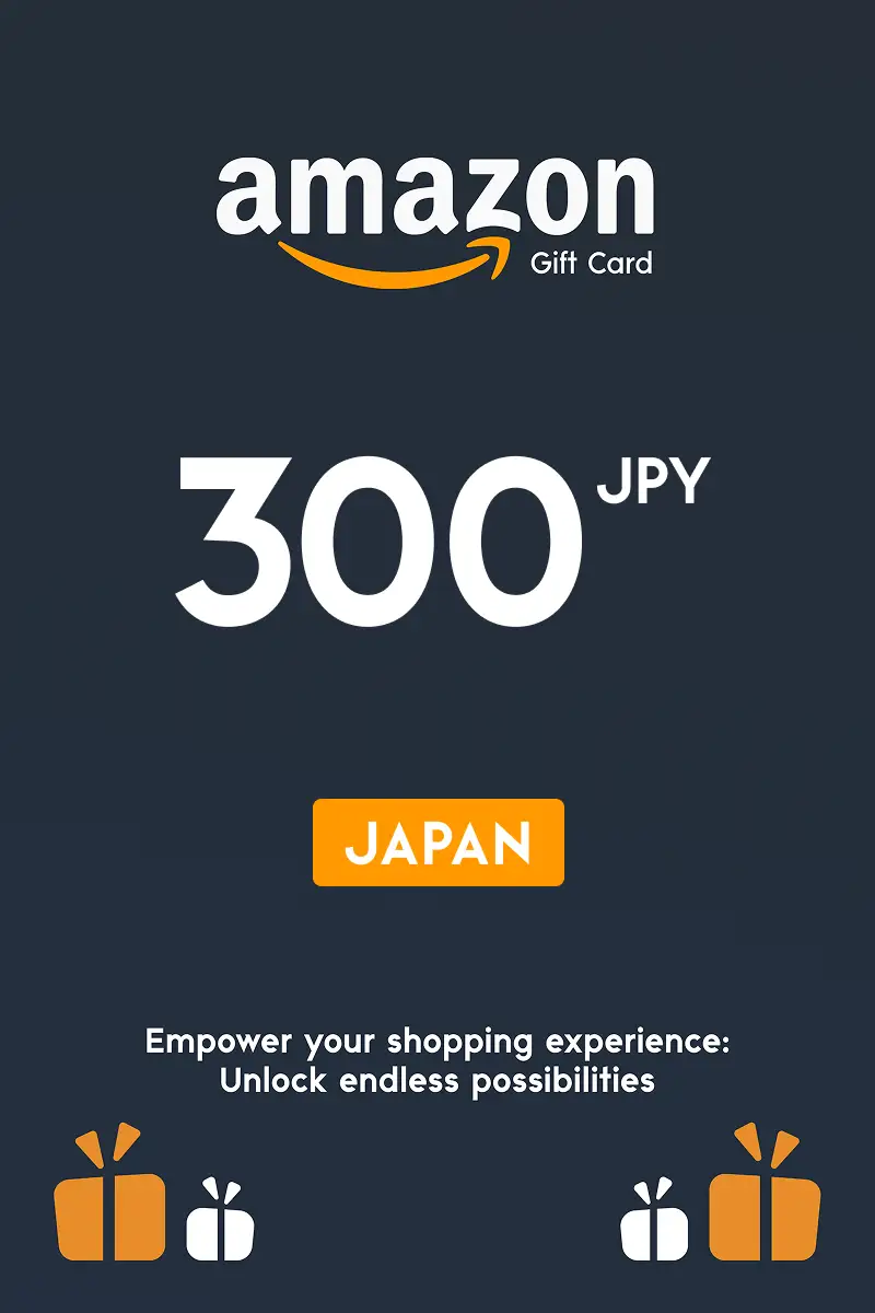 Amazon 300 JPY Gift Card (Japan) - Digital Key