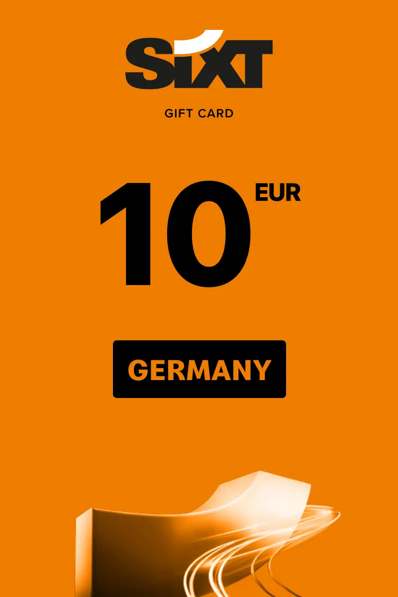 Sixt Rent A Car 10 EUR Gift Card (Germany) - Digital Key