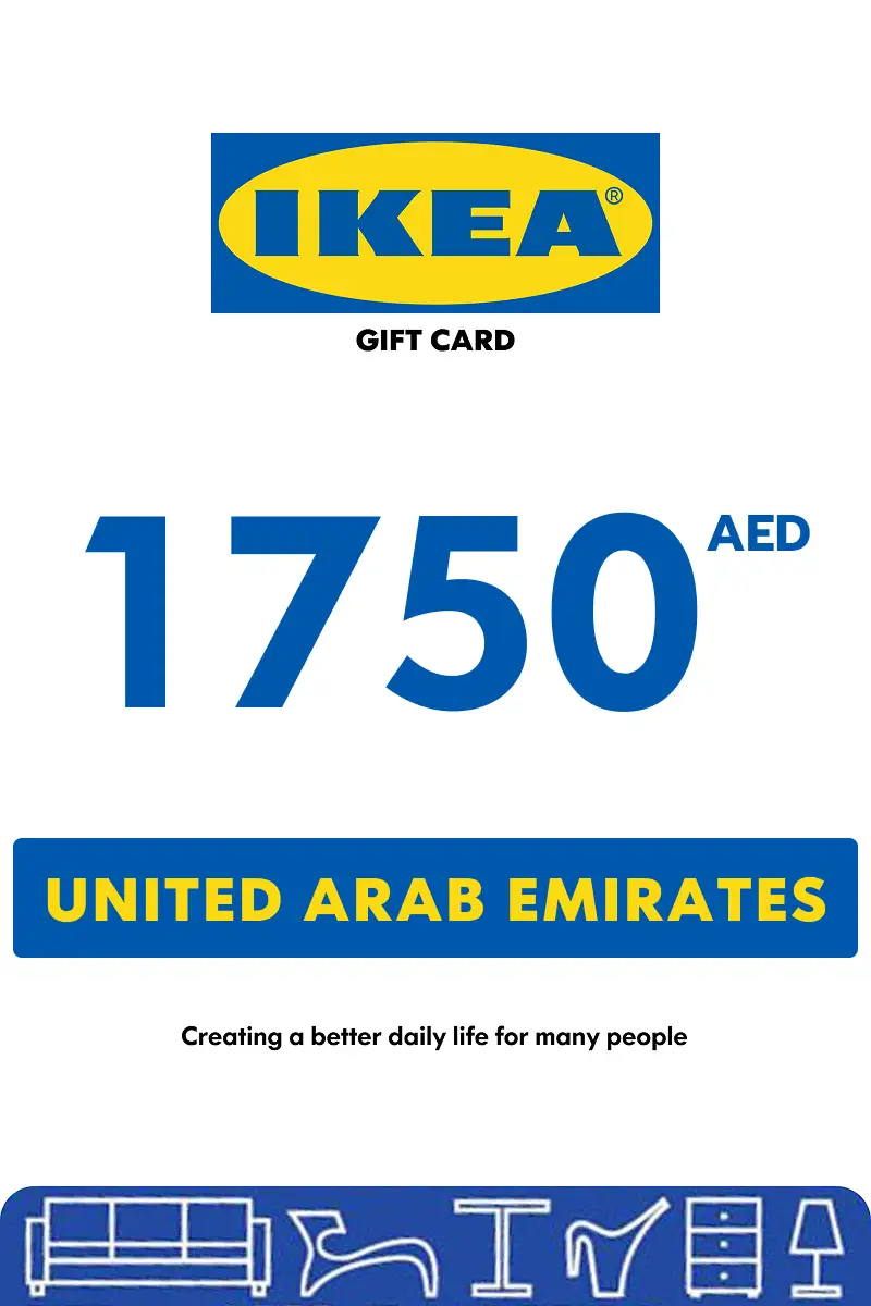 IKEA 1750 AED Gift Card (United Arab Emirates) - Digital Key