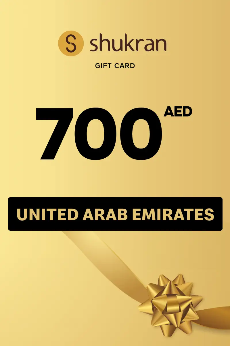 Shukran 700 AED Gift Card (United Arab Emirates) - Digital Key