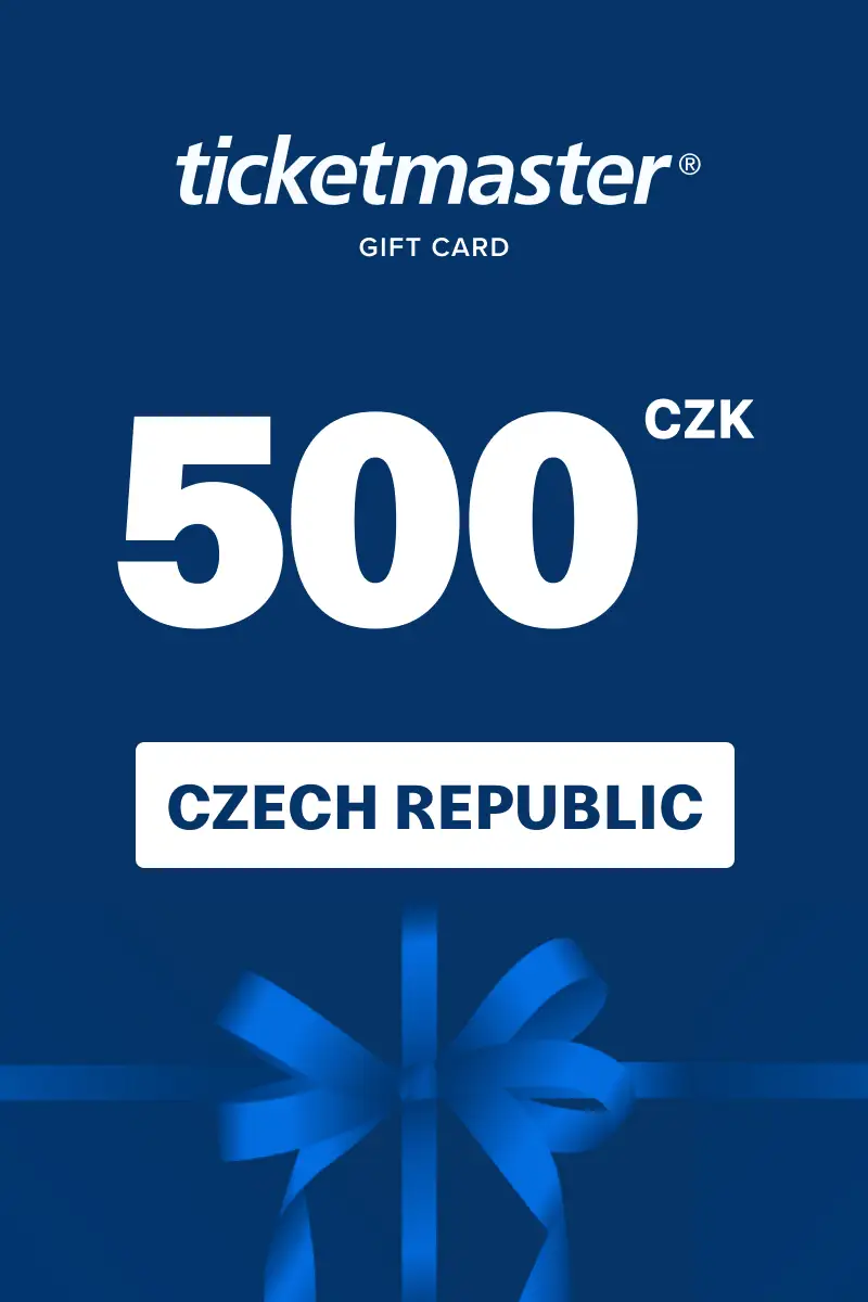 Ticketmaster 500 CZK Gift Card (Czech Republic) - Digital Key