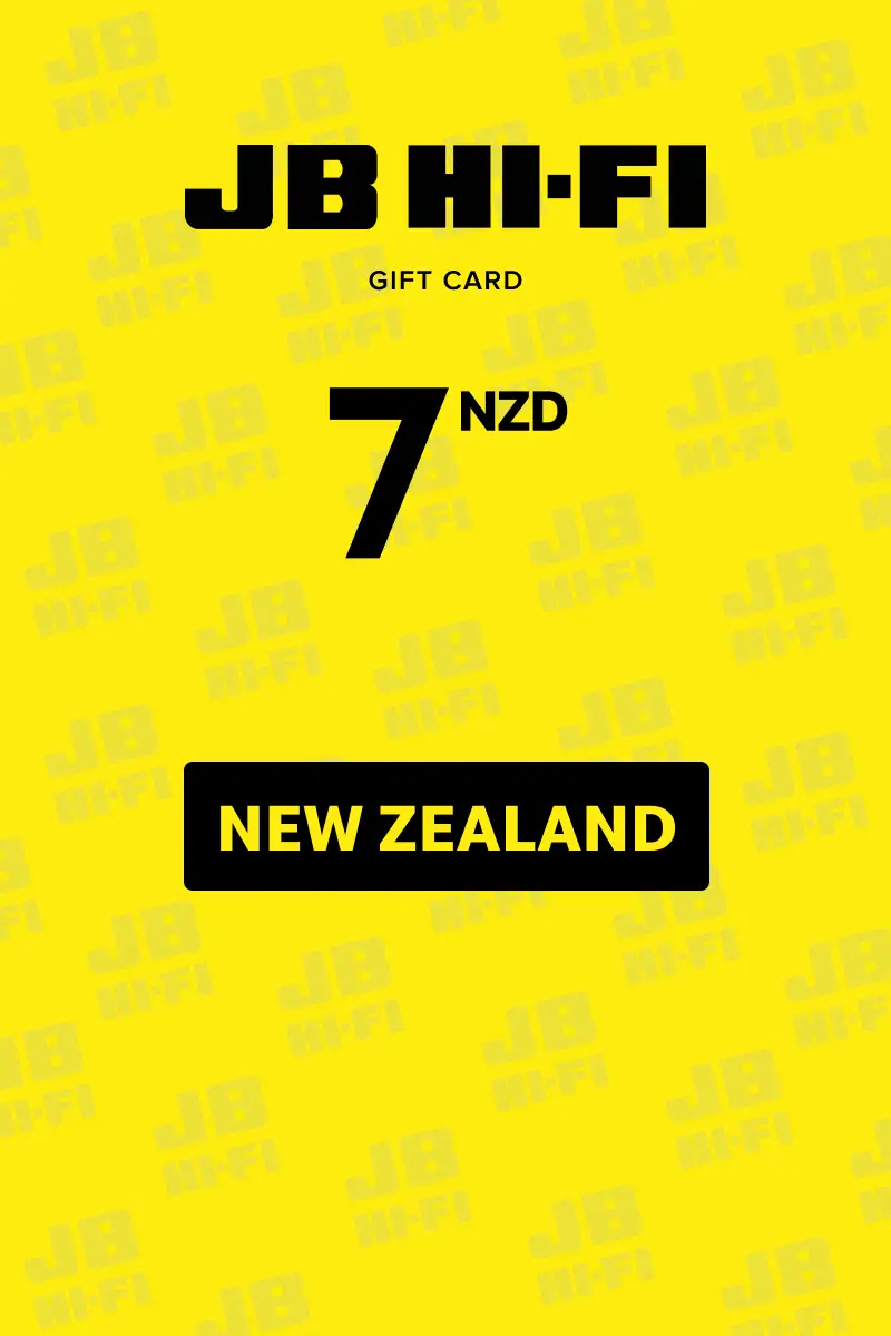 JB HI-FI 7 NZD Gift Card (New Zealand) - Digital Key