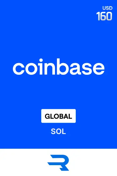 Rewarble Coinbase (SOL) 160 USD Gift Card (Global) - Rewarble - Digital Key