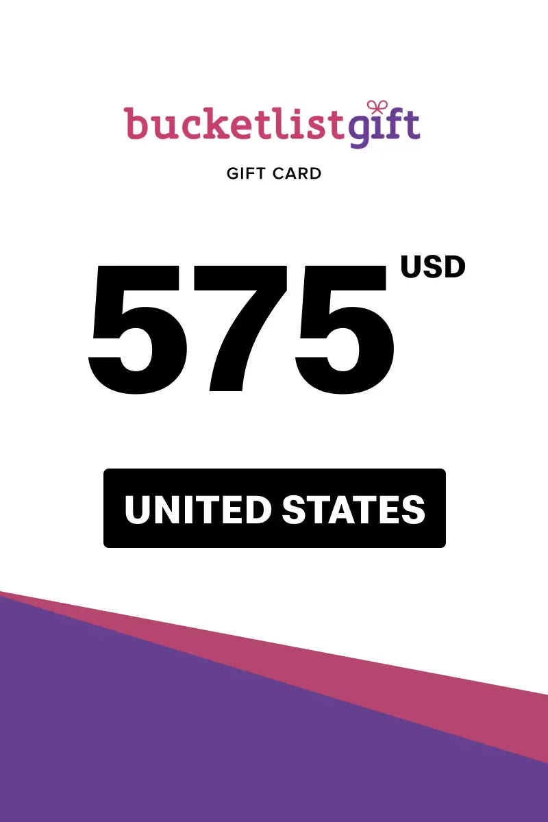 BucketlistGift 575 USD Gift Card (United States) - Digital Key