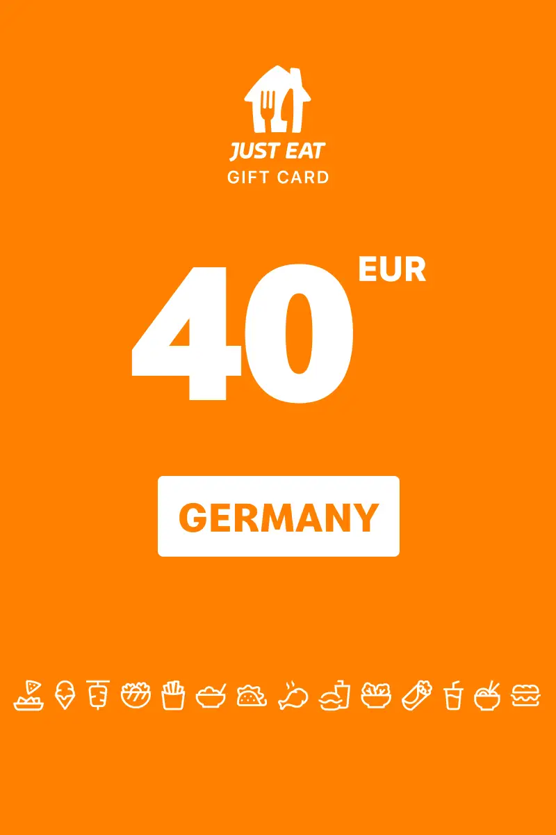 Lieferando (Just Eat) 40 EUR Gift Card (Germany) - Digital Key