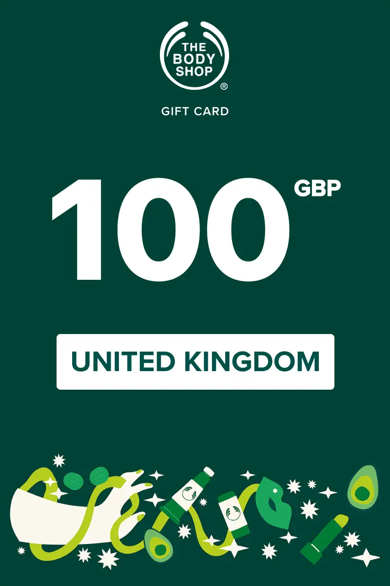 The Body Shop 100 GBP Gift Card (United Kingdom) - Digital Key