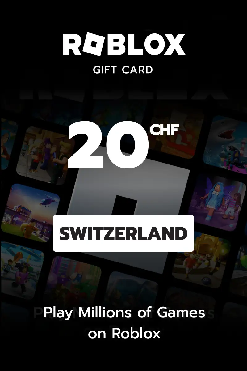Roblox 20 CHF Gift Card (Switzerland) - Digital Key