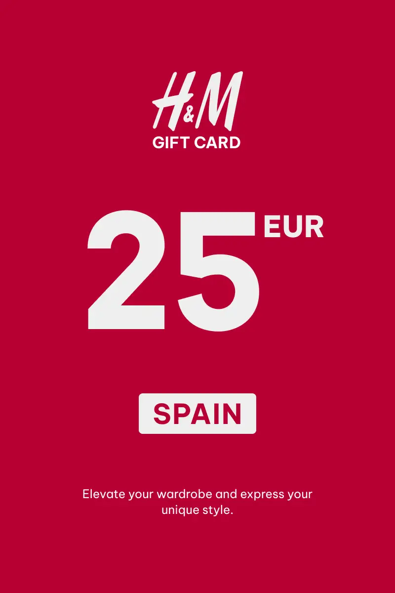 HandM 25 EUR Gift Card (Spain) - Digital Key