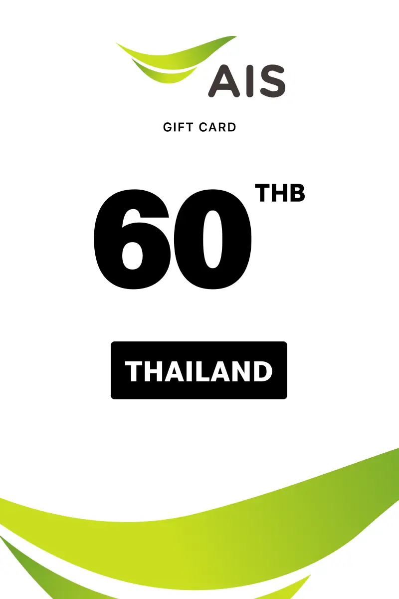 AIS 60 THB Gift Card (Thailand) - Digital Key