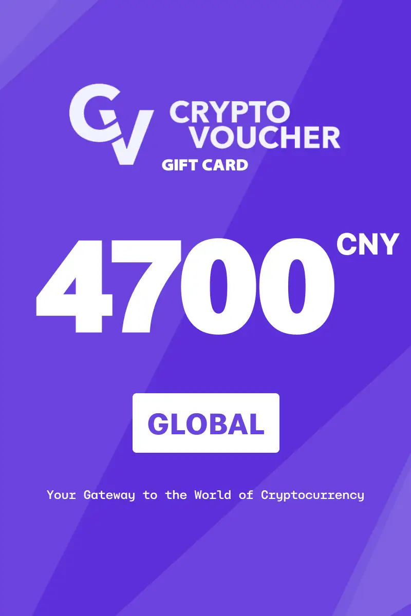 Crypto Voucher 4700 CNY Gift Card (Global) - Digital Key