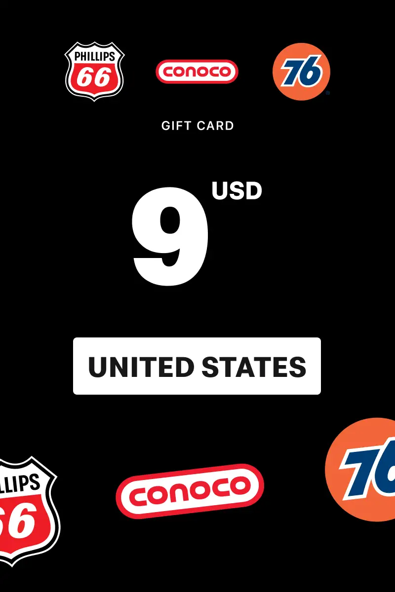 Phillips 66 - Conoco - 76 9 USD Gift Card (United States) - Digital Key