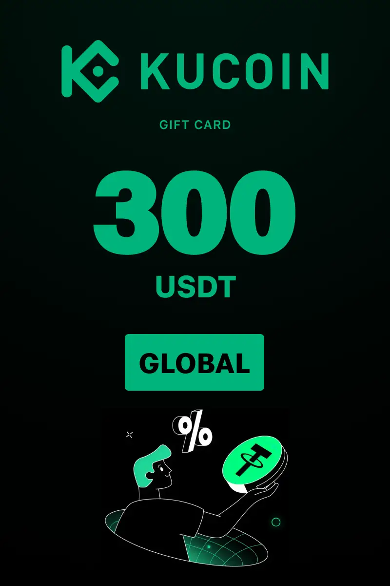 KuCoin Gift Card 300 USDT Gift Card (Global) - Digital Key