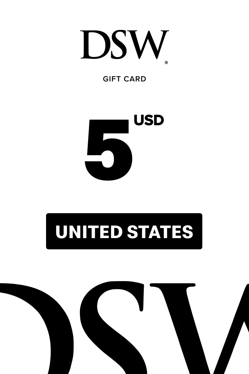 DSW 5 USD Gift Card (United States) - Digital Key