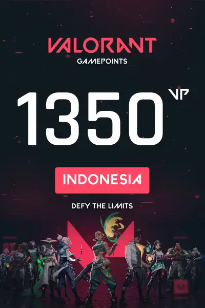 VALORANT 1350 Valorant Points (Indonesia) - Digital Key